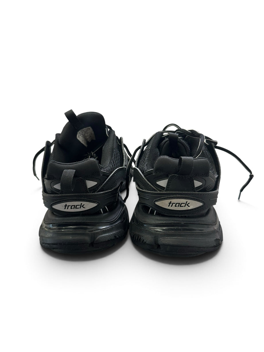 BALENCIAGA Size 41 BLACK SHOE TRACK SNEAKER 
