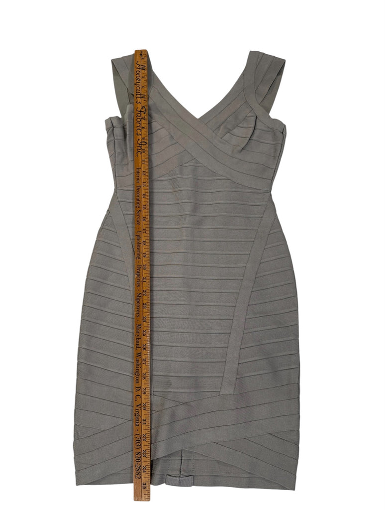 herve leger grey bandage dress Herve Leger Bandage Mini Dress Luxury Striped Sexy Style