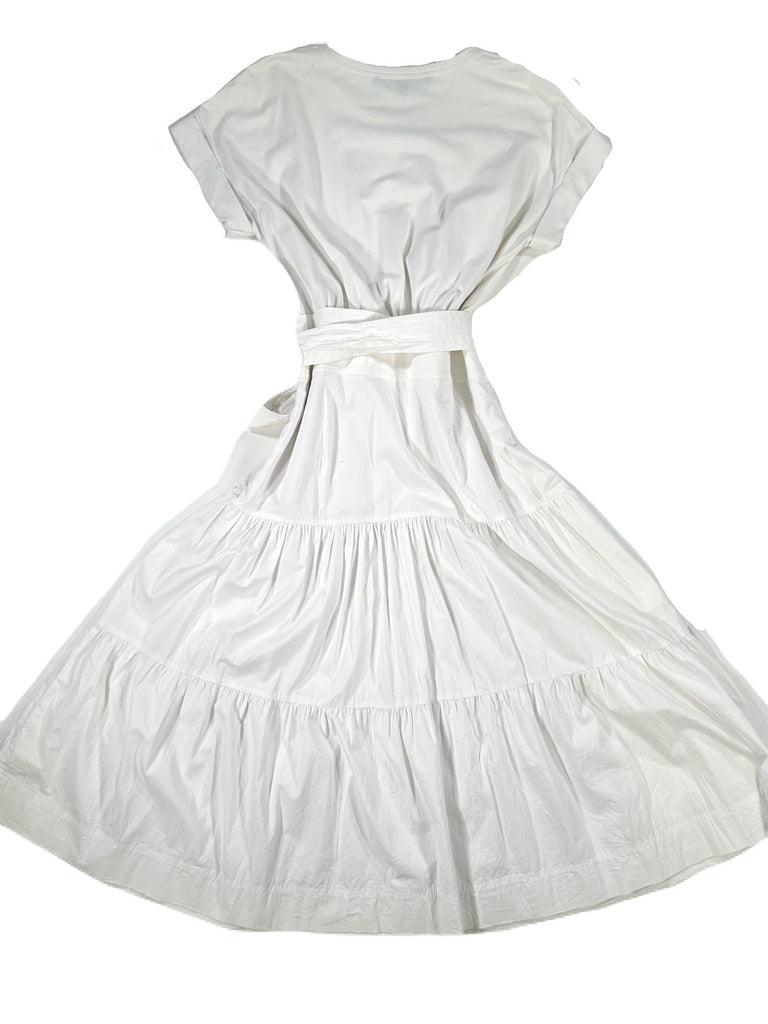 veronica beard white linen dress Veronica Beard Georges Dress in White