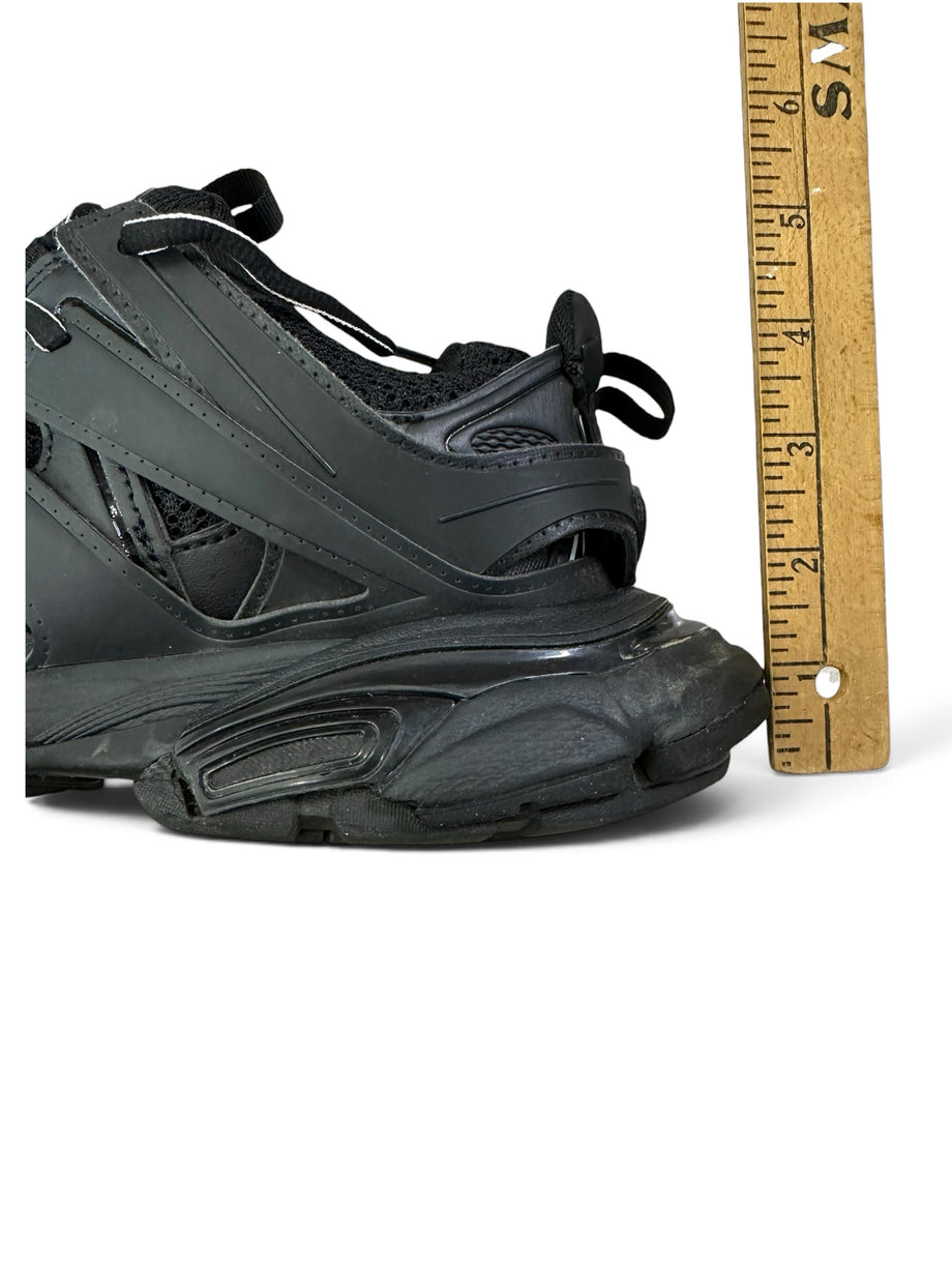 BALENCIAGA Size 41 BLACK SHOE TRACK SNEAKER 