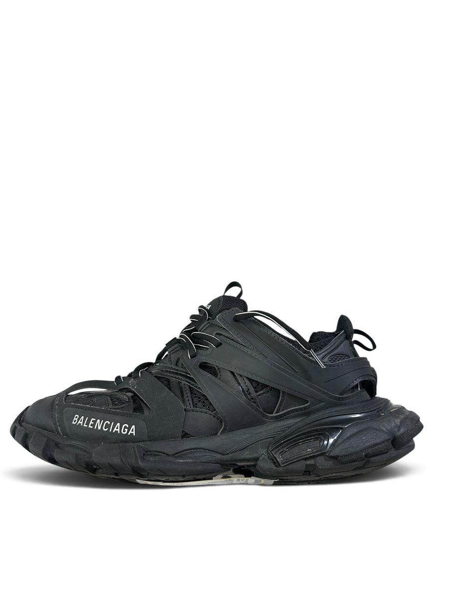 BALENCIAGA Size 41 BLACK SHOE TRACK SNEAKER 