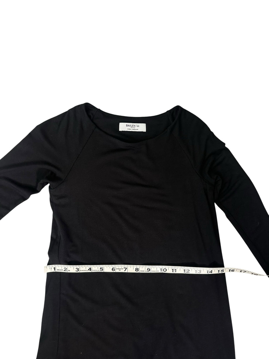 bailey 44 long sleeve dress NWT Bailey 44 Gizella Deep Blue Long Sleeve