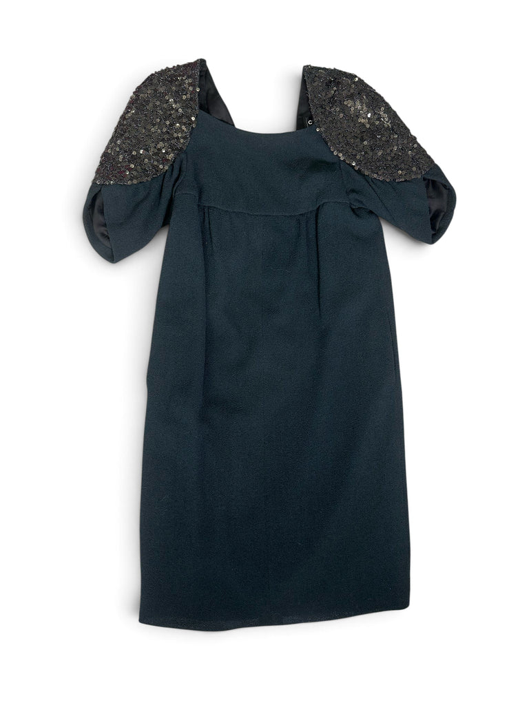 CHANEL Size 40 NAVY WOOL 